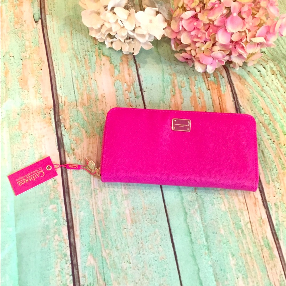NWT Catherine Malandrino Magenta ‘Caleigh’ Wallet
